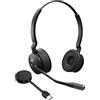 Jabra Cuffia con microfono Jabra Engage 55 SE Auricolare Wireless A Padiglione Ufficio Nero (JABRA ENGAGE MS STEREO - USB-C EMEA/APAC) [9659-470-111]