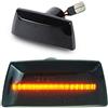 Do!LED DoLED - Indicatore di direzione laterale a LED, vetro colorato nero/fumè, compatibile con Adam Astra H J GTC Corsa D E
