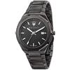 Maserati Orologio Uomo, Collezione STILE, al Quarzo, Tempo e data, in Acciaio, PVD Canna di fucile - R8853142001