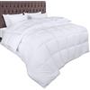 Utopia Bedding Piumone 200 x 220 cm 370 gsm, Piumino Una Piazza e Mezza, Piumino Letto Una Piazza e Mezza, Trapunta Una Piazza e Mezza 100% Microfibra (Bianco)