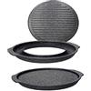 Tognana Mythos, Barbecue Grill Rotondo 33 x 36 cm, Alluminio, Nero