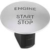Hlyjoon Tasto Start Stop, Pulsante Start Start 2215450714 Keyless Go Start Stop Pulsante accensione Interruttore accensione motore per ML GL R S E CLASSE C E350 S550 B180 C180 C200 Infiniti QX30 Q30