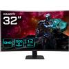 GIGABYTE GS32QC 31.5" Monitor da gioco curvo QHD - 2560 x 1440 165Hz 1ms 300 cd/