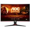 AOC MONITOR AOC LED 23.6" Wide CURVED C24G2AE/BK 1920x1080 1ms 250cd/mq 3.000:1(80.0