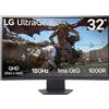 LG 32GS60QC-B Monitor PC 80 cm (31.5") 2560 x 1440 Pixel Quad HD LCD Nero