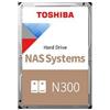 TOSHIBA Hard Disk Toshiba N300 - 3,5" 10TB - 7200rpm - SATA 6Gbps - 512MB