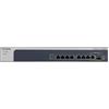 NETGEAR XS508M Non gestito 10G Ethernet (100/1000/10000) Grigio, Argento