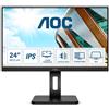 AOC P2 24P2Q LED display 60,5 cm (23.8") 1920 x 1080 Pixel Full HD Nero