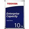 Toshiba Hard Disk Toshiba - 35" - capacità 10 TB - SATA 6Gb/s - 7200Rpm - 256 MB Cache