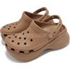 Crocs Bae Clog Milk Chocolate Women Slip On Casual Lifestyle Sandal 206302-2JJ