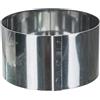De Buyer Stampo circolare in acciaio inossidabile Anello per cottura flans e gratin 3989.08, Diametro cm 8, altezza cm 4.5