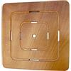 CASTELMERLINO 127 Pedana Doccia in Compensato Marino di Okumè cm 60 x 60 per Piatti Doccia cm 80 x 80
