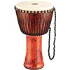 Meinl Percussion Travel Series African Djembe -Scrittura del faraone, Extra-Large, Pelle di Capra (PADJ1-XL-G)