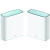 D-Link M32-2 Sistema Mesh EAGLE PRO AI AX3200 (2 dispositivi) con ottimizzatore Wi-Fi e del traffico con AI, AI Parental control AI, porte Gigabit, MU-MIMO, 1024 QAM, OFDMA, WPA3.