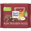 Ritter Sport Ritter Tavoletta Di Cioccolato Variety Rum/Uvetta/Nocciole, 100g