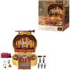 Polly Pocket - Cofanetto Harry Potter, playset da collezione con 5 bambole dei personaggi della serie, 11 accessori e 4 iconiche location inclusi, giocattolo per bambini, 4+ anni, HRD56