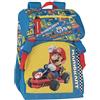 Franco Cosimo Panini MARIO KART - Zaino Scuola Ufficiale Mario Kart, Zaino Estensibile, 2 Ampi Vani, Tasche Frontali con Zip, Tasche Laterali in Rete, Spallacci Regolabili Imbottiti, 29 x 41H x 13,5+9 cm