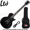 LTD ESP LTD EC-10 kit Black Chitarra Elettrica con Custodia + Cavo Jack Omaggio