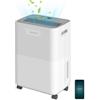 Cecotec Deumidificatore BigDry 8000 Expert Connected. 16 L/giorno, Serbatoio Estraibile da 2L, Controllo tramite Wifi, Funzione di Asciugatura dei Vestiti e Timer 24 ore, Area di Copertura di 30m2