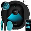 Cecotec Robot Aspirapolvere Conga 8490 Ultimate Ultra Power. Navigazione Laser, APP Pulizia 4in1, Spazza, Aspira, Lava e Passa la Mopa, 7000 Pa, Fino a 170 Min Autonomia, Spazzola Centrale in Silicone