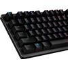 Logitech G G512 Carbon, GX Red tastiera USB US International Carbonio (Logitech