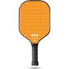 OZO Pickleball - Spark Racchetta Potenza per Principianti - Superficie in Fibra di Carbonio (Arancione)