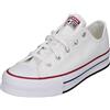 CONVERSE Chuck Taylor all Star Eva Lift Canvas Platform, Sneaker Uomo, White/Garnet/Navy, 39 EU