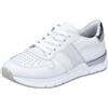 Rieker 58921, Stringata Donna, Bianco, 37 EU