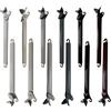 TENDEEVOLUTION Coppia di Braccetti per Tende da Sole per Balcone, da 50 e 70 cm in diversi Colori, Braccetti per Tende da Sole a Caduta da Esterno, Bracci di Ricambio (COPPIA GRGIO ANTRACITE 50 CM)