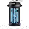 PALONE USB C Lampada Antizanzare, DC Zanzariera Elettrica, UV LED Lampada Zanzare | Protezione al Tatto | Sospensibile | per Campeggio - Nero
