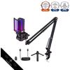 ZealSound Microphone Set Microphone Microphone a Condensatore USB Gaming Micr...