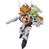 Tamashii Nations NUOVA PICCOLA SESSIONE Macross Δ VF-31E Siegfried (Chuck Mustang) con figura ...