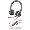 POLY Blackwire 8225 - Cuffie stereo con connettore USB-C, cancellazione del rumore e braccio flessibile per microfono