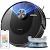Ultenic D10 Robot Aspirapolvere Lavapavimenti con Mappatura, Robot Pavimenti 5000Pa, 120Min, Serbatoio Acqua e Polvere Integrato, Controllo APP/Alexa/Siri/IFTTT - Ottimo per Peli di Animali