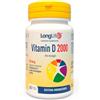 LongLife® Vitamin D 2000 | Vitamina D3 naturale in olio EVO | Alto dosaggio | Difese immunitarie, salute di ossa e denti | Metabolismo del calcio | 2 mesi di trattamento | Senza glutine e doping free