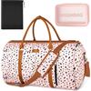 TIBES Borsone convertibile per indumenti da viaggio, borse porta abiti con borsa da toilette grande borsa da weekend per uomini e donne 2 in 1 da appendere valigia da viaggio borsone da viaggio borse da