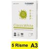 Steinbeis Carta A3 riciclata Steinbeis Classic White (80 gr) - 500 fogli (conf. 5 risma)