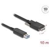 Delock Cavo ottico attivo USB 10 Gbps da tipo A a tipo Micro-B maschio da 10 m