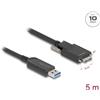 Delock Cavo ottico attivo USB 10 Gbps da tipo A a tipo Micro-B maschio da 5 m