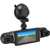 KIMISS Deschkamera Auto 360 4 Telecamera Gradi Dash Cam, Display da 3 Pollici HD 1080P IR Visione Notturna Registratore di Guida Panoramico per Veicoli, Materiale ABS con Fotocamera,