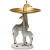Henriette Scultura in resina alzata svuotatasche Giraffe D18744