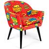 Excelsa Poltrona Pop living stile fumetto multicolore cod.68589