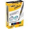 BIC Velleda - Astuccio 4 Pennarelli Colori Assortiti