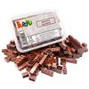 Buroku Brown Set - Confezione da 165 mattoni da costruzione marrone. Varie misure. Bricks giocattolo compatibile con tutte le marche. Grandi pezzi marroni.