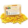 Buroku Yellow Set - Confezione da 165 mattoni da costruzione gialli. Varie misure. Bricks giocattolo compatibile con tutte le marche. Grandi pezzi gialli.