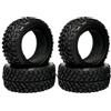 KINGCOO Pneumatici per auto radiocomandati da 1/10 RC su strada, 4 pezzi, pneumatici in gomma con inserti in schiuma, pneumatici per 1:10 RC On Road Runflating Touring Racing Car per Tamiya HSP HPI