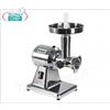 Tritacarne 'TIPO 12' con BOCCA diametro 52 mm, RESA ORARIA Kg 100-160, Gruppo macinazione in ALLUMINIO - ESTRAIBILE, V. 230 1, Kw 0,75, dim. mm 250x400x500h