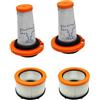 NIYATA 4 filtri per Rowenta XFRORCE FLEX 9.60 e X-NANO ESSENTIAL RH20xx, 2 filtri aspirapolvere per Xforce Flex 9.60,2 Pre-Filtri + 2 Filtri Motore,ZR009010,ZR009012