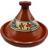 Generico Tajine XL 35 cm in Terracotta Dipinta a Mano - Pentola Tradizionale Marocchina/Tunisina + Ebook 0 0511241209