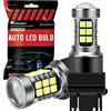 KaiDengZhe 3157 3156 T25 P27/7W LED Lampadine dei Freni, KaiDengZhe 12V-24V Lampadine a LED per Auto Sostituisci per la Luce del Freno dell'auto Retromarcia Fanale Posteriore Arresto Marcia Diurna-2 PZ Bianco